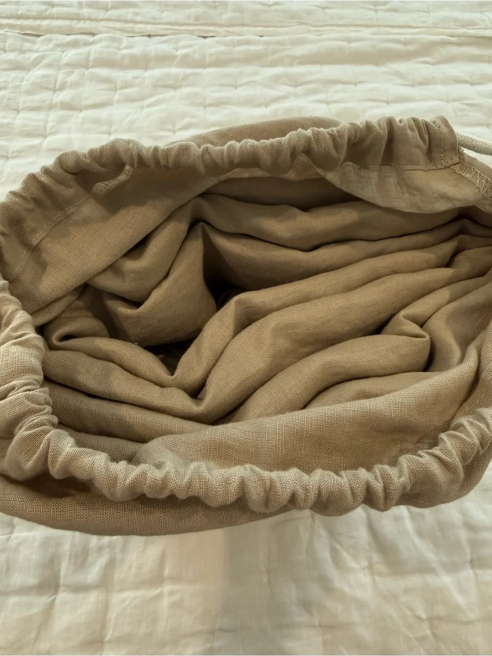 New Quince European Linen Duvet Cover Set King/CalKing MSRP 214 Toffee